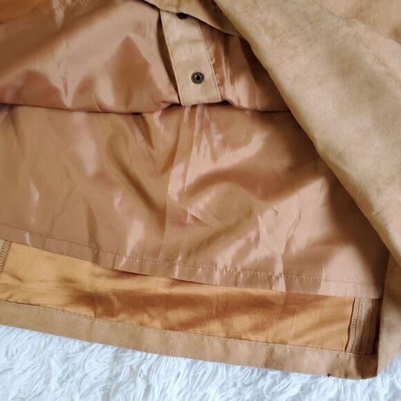 Wild blue suede skirt - Picture 6 of 9